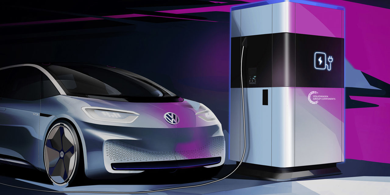 Une station de recharge mobile pour Volkswagen