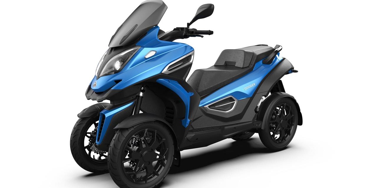 EICMA 2019 : Qooder eQooder : Le scooter quatre-roues passe à l’électrique