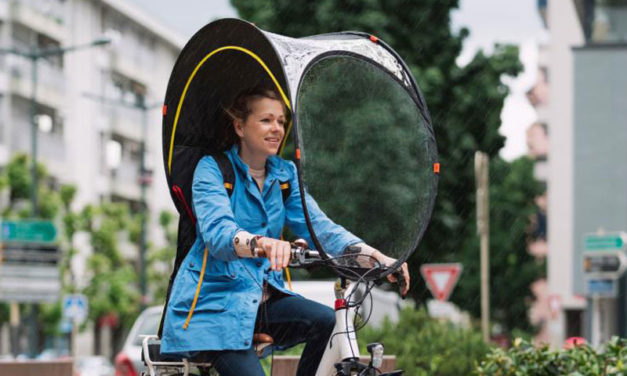Bub-Up : une bulle de protection pour vélo