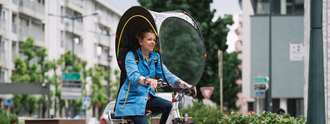 Bub-Up : une bulle de protection pour vélo