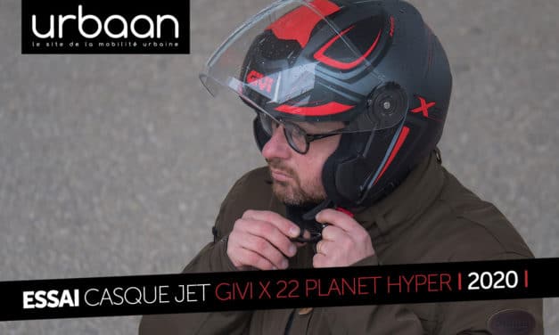 ESSAI GIVI X.22 PLANET HYPER : Un casque Jet bien dans son temps