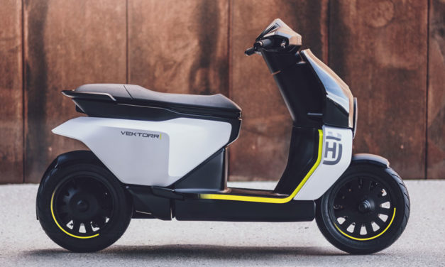 Vektorr : Husqvarna présente son nouveau concept de scooter électrique