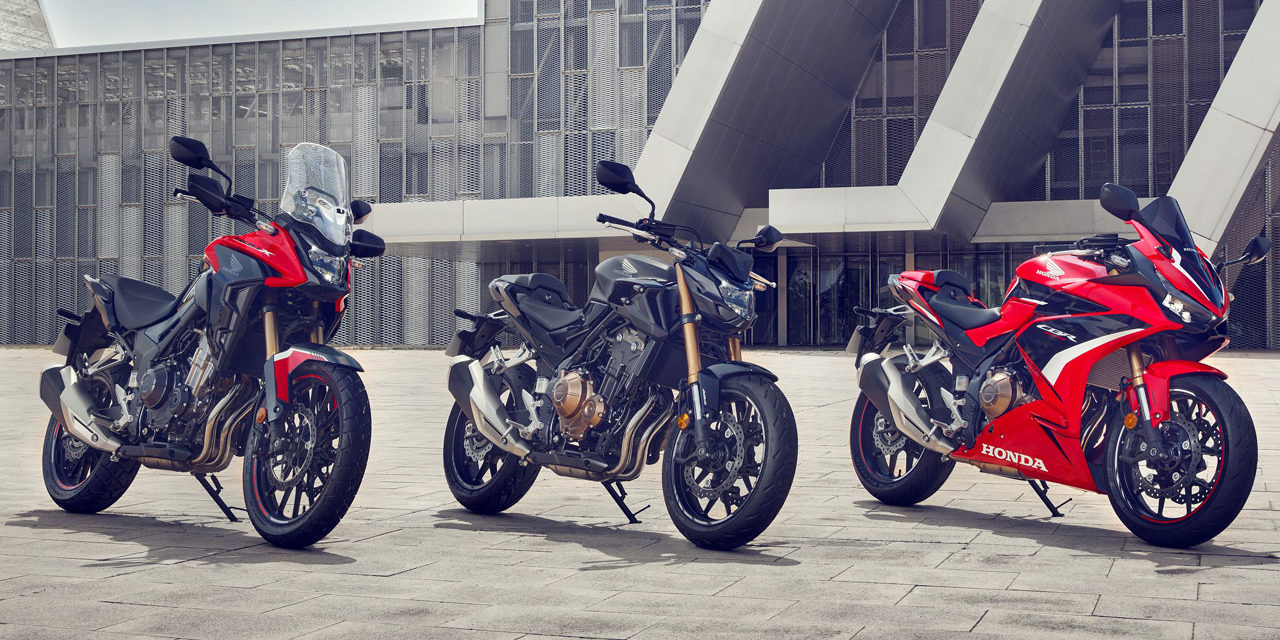 Honda CB500F, CBR500R et CB500X : Évolutions pour 2022