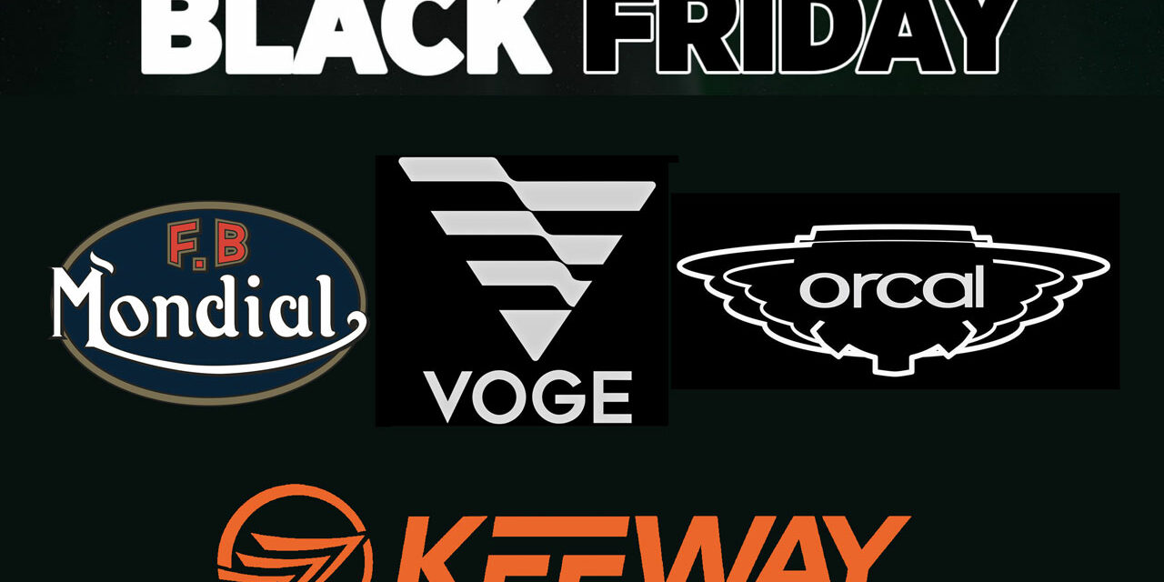 Black Friday : Pluie de promos chez Orcal, Mondial, Keeway et Voge