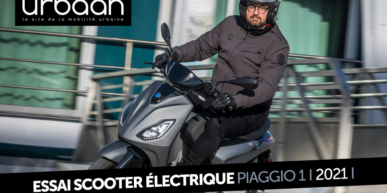 Essai scooter électrique Piaggio 1 : Un e-scooter extrêmement urbain !