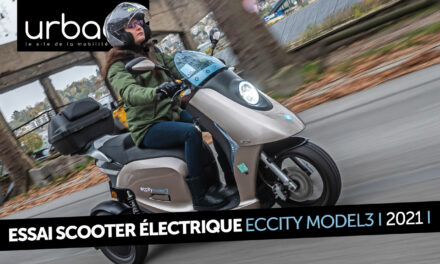 Essai scooter électrique Eccity Model3 : Entr