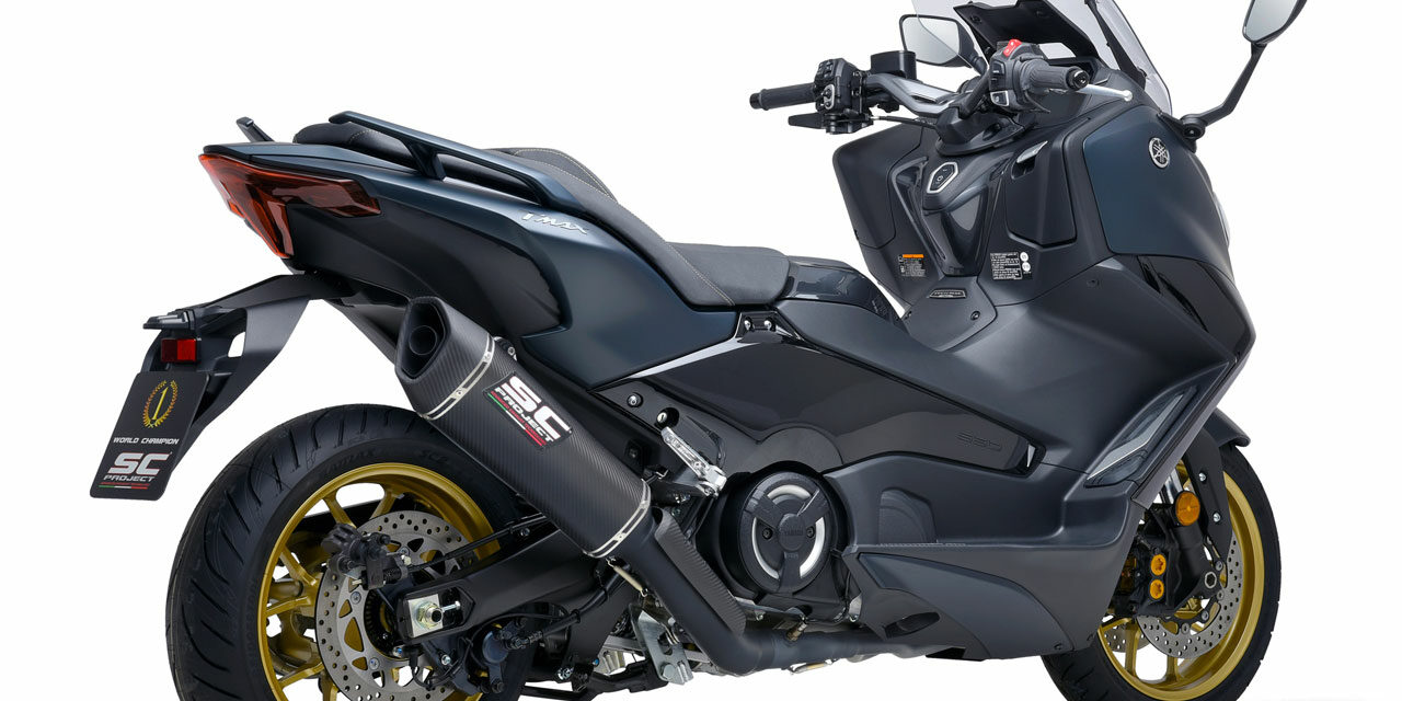 SC Project : Nouvelle ligne d’échappement pour le Yamaha T-Max 2022