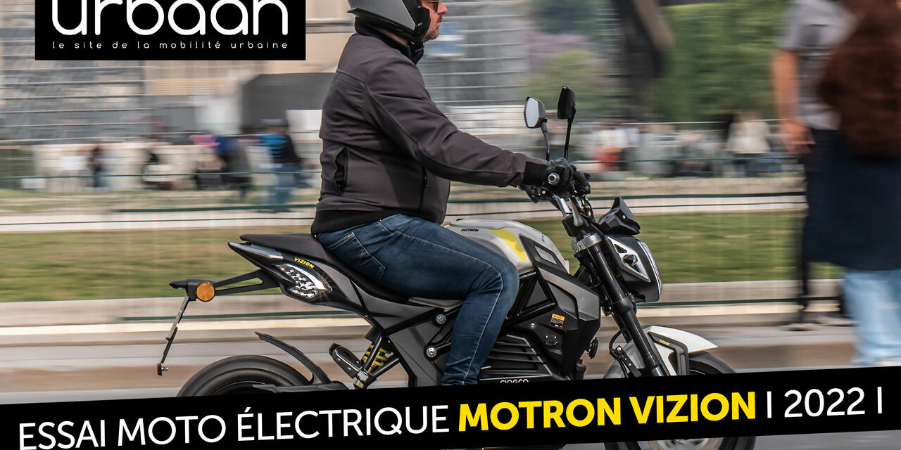 Essai moto électrique Motron Vizion : le joujou extra !
