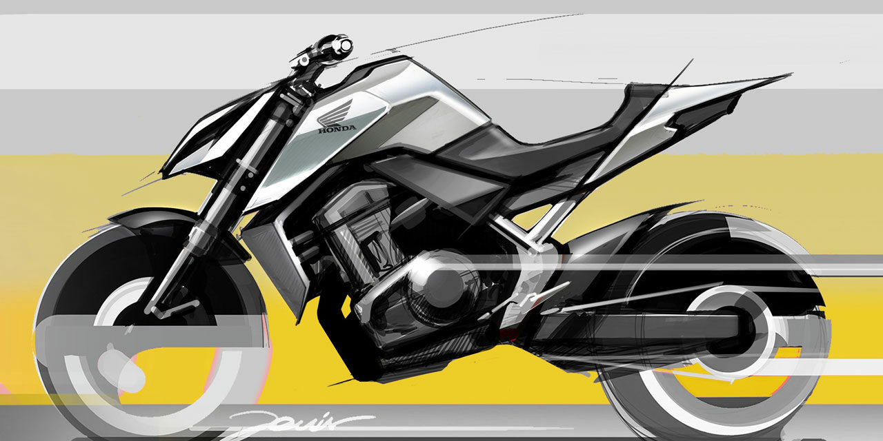Honda Hornet 2023 : Nouveau croquis du designer Giovanni Dovis