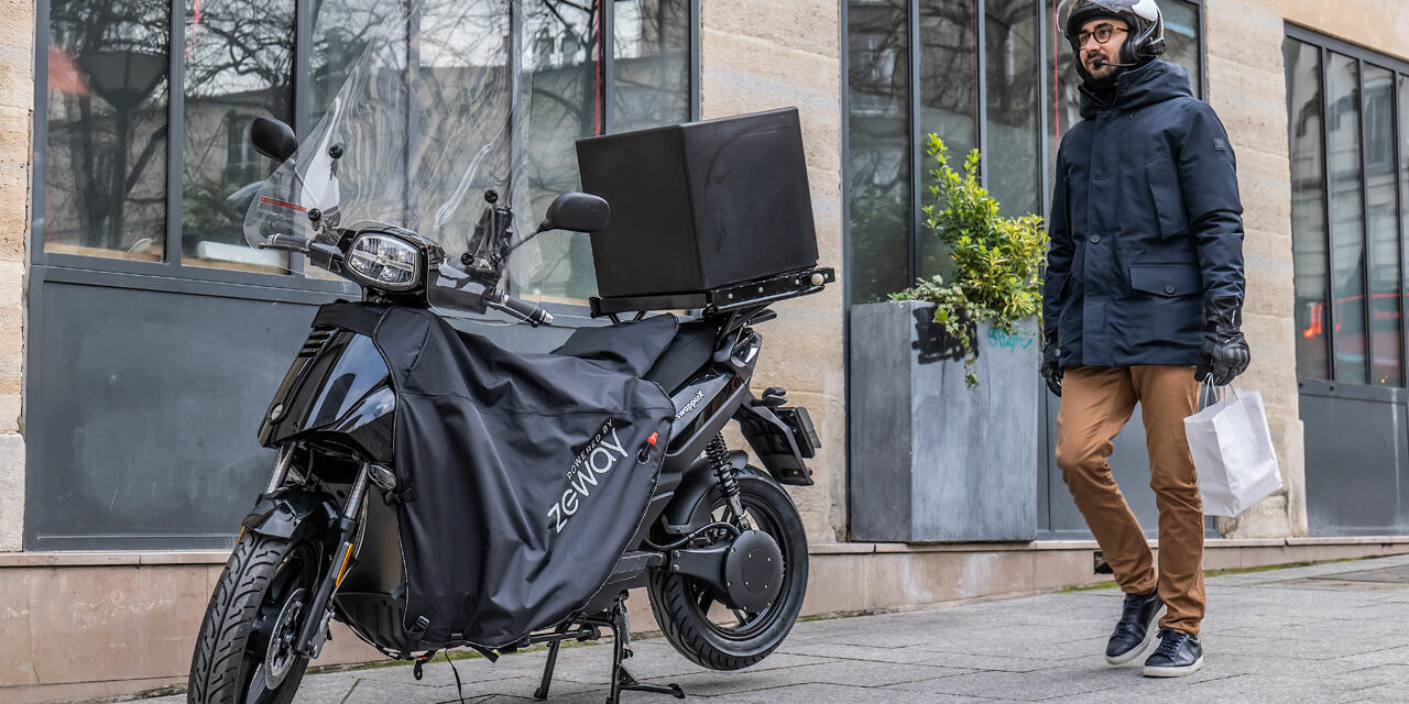 scooter électrique : ZEWAY étend sa gamme aux professionnels