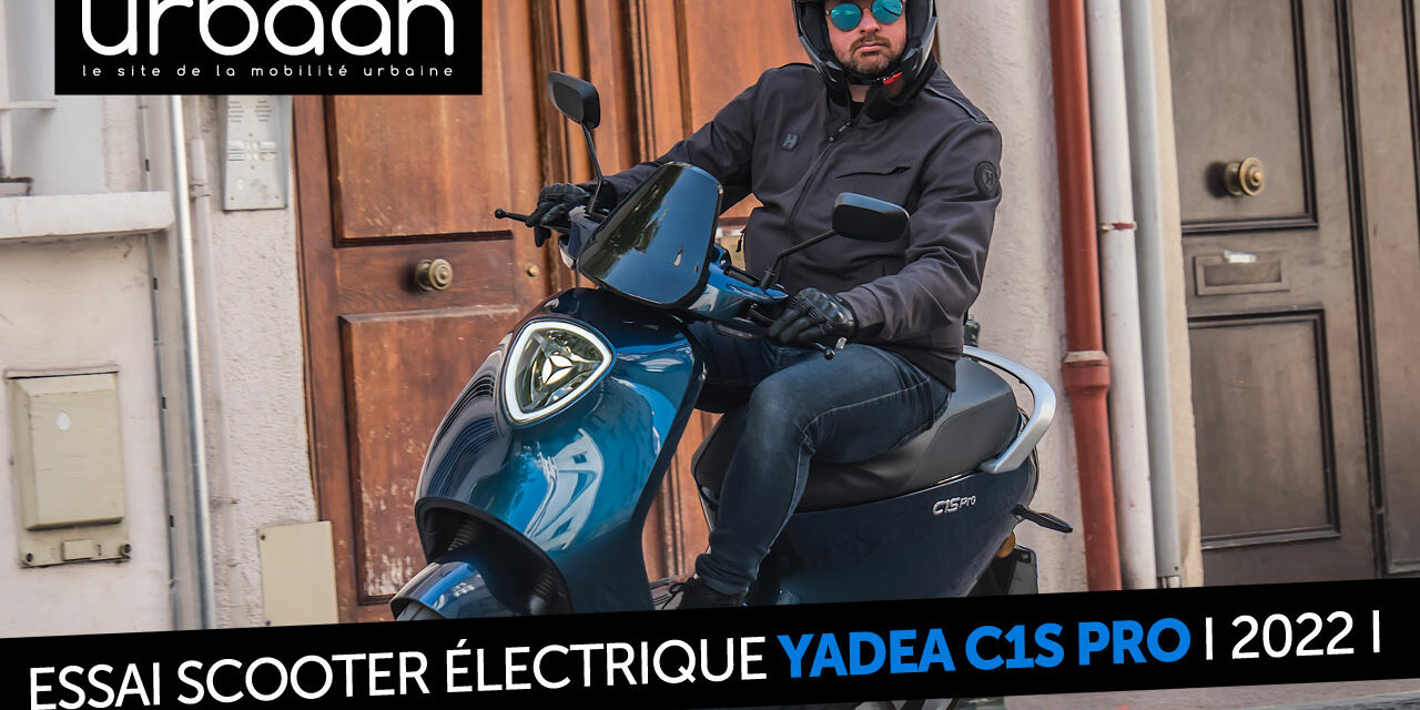 Essai scooter électrique Yadea C1S Pro : le style tout en silence !