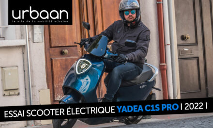 Essai scooter électrique Yadea C1S Pro : le style tout en silence !