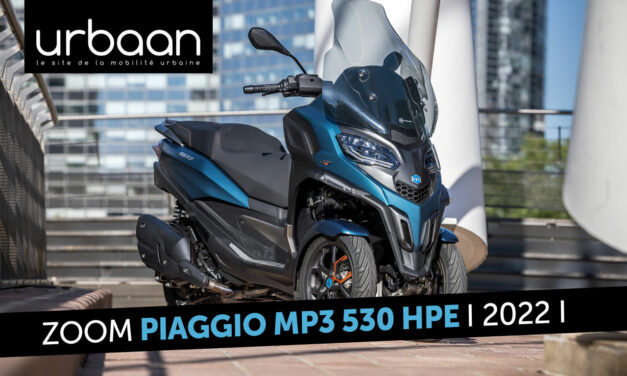 Zoom Piaggio MP3 530 HPE : infos et prix sur le nouveau scooter trois-roues italien