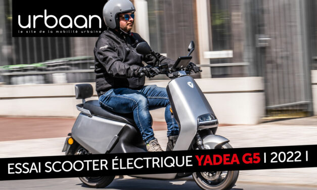 Essai scooter électrique Yadea G5 : électrique par essence
