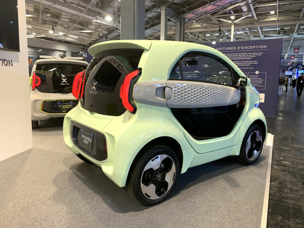 XEV Yoyo Un quadricycle électrique à batteries interchangeables