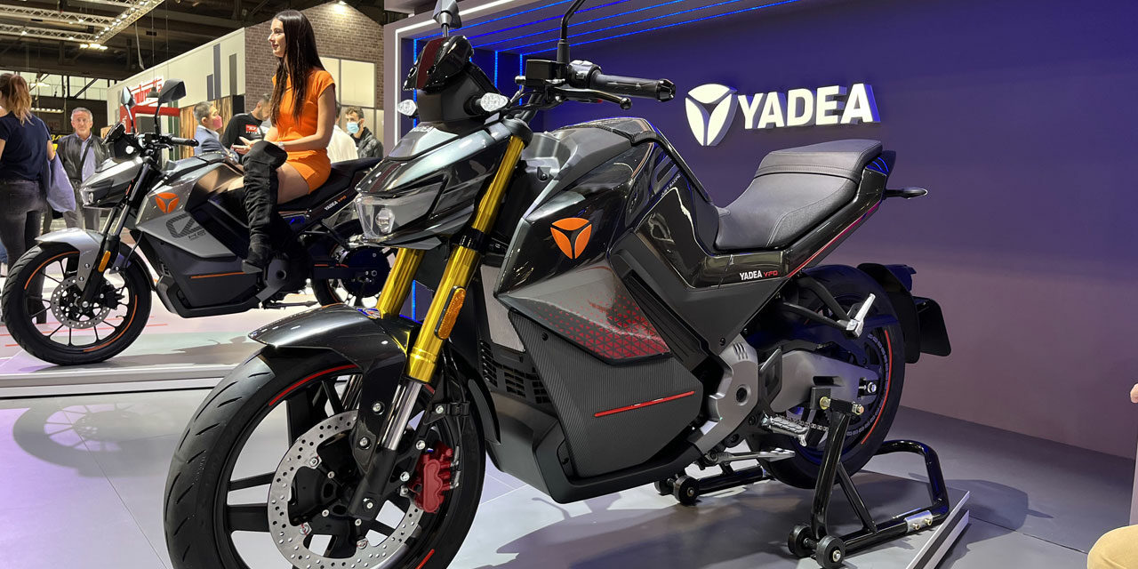 Salon de Milan EICMA 2022 : Nouvelle moto électrique Yadea Keeness VFD