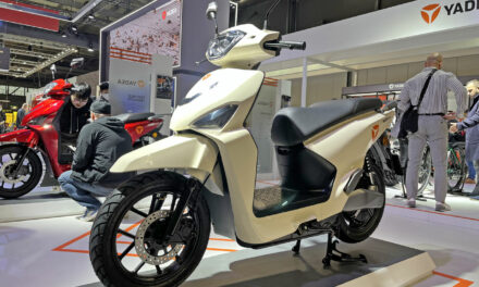 Salon de Milan EICMA 2022 : scooter électrique Yadea Voltguard VFV