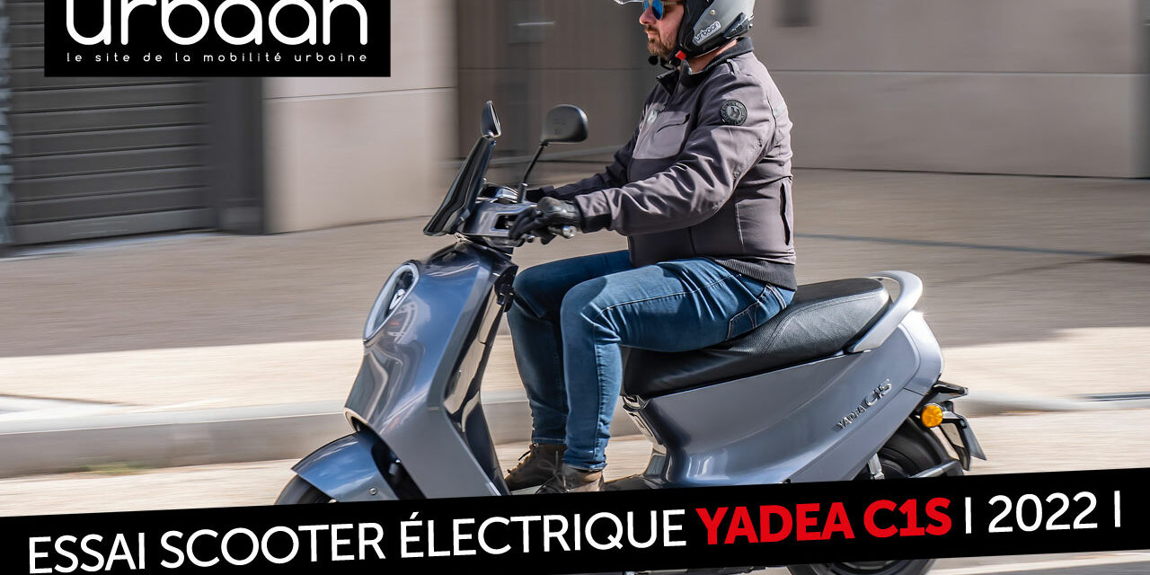 Essai scooter électrique Yadea C1S : un équivalent 50 efficace et bien looké