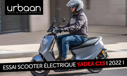 Essai scooter électrique Yadea C1S : un équivalent 50 efficace et bien looké