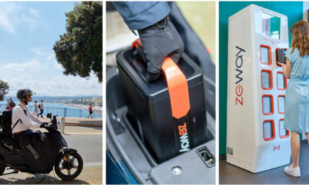 Zeway : la solution de scooters électriques rechargeables en 50 secondes arrive à Nice