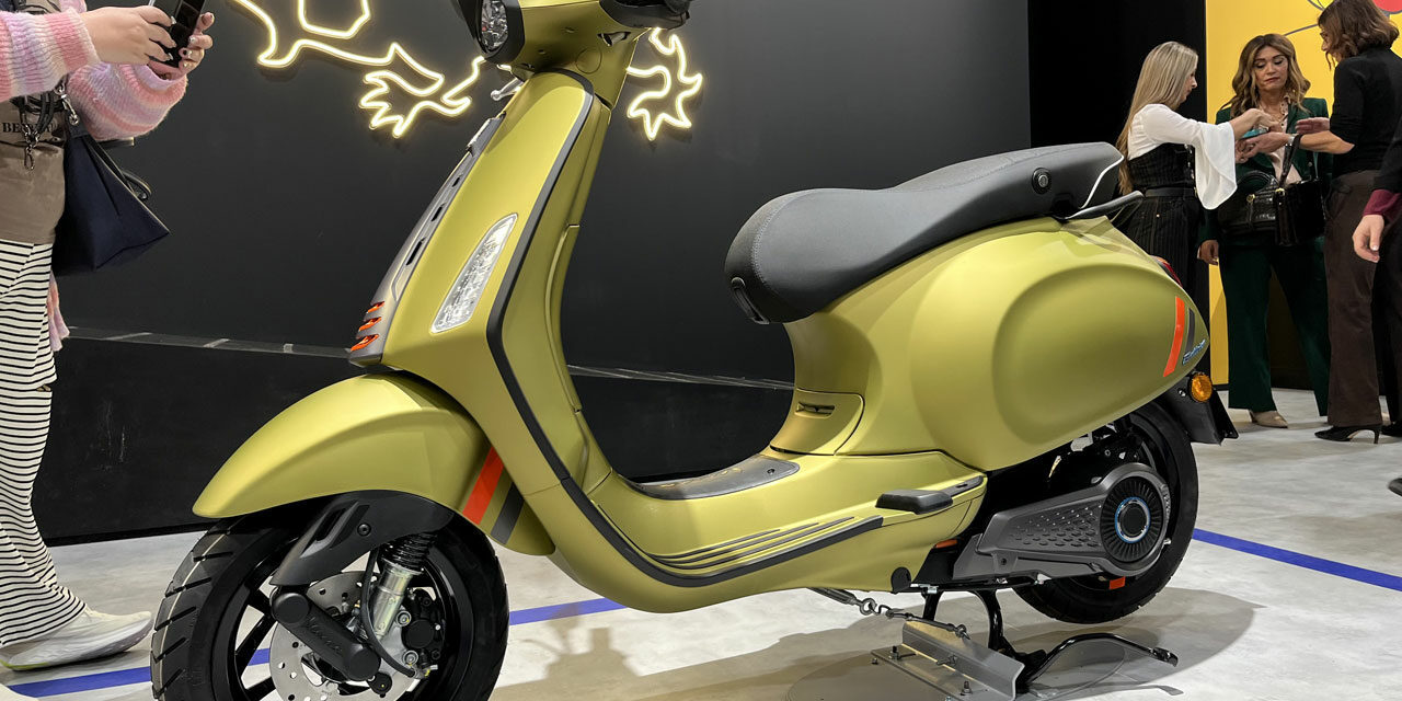 EICMA 2023 : Nouveau scooters électriques Vespa Primavera et Sprint S Elettrica
