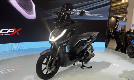 EICMA 2023 : Nouveau scooter électrique Vmoto CPx Explorer