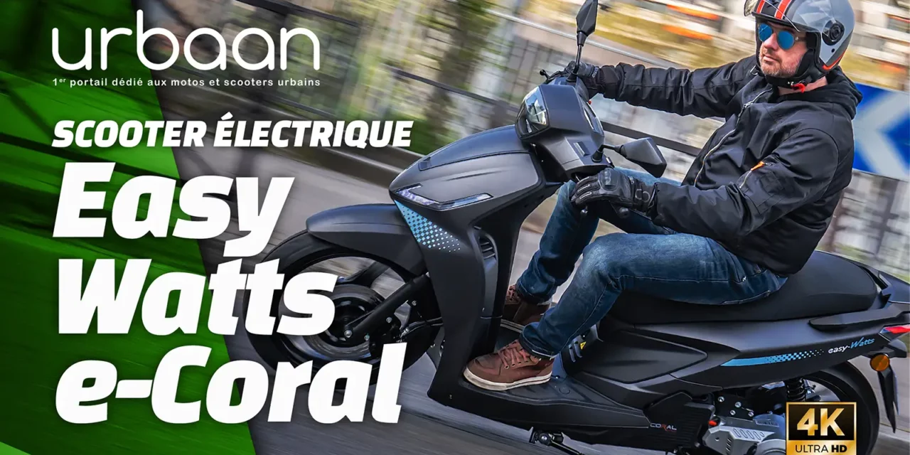 Essai Easy-Watts e-Coral : le scooter électrique grande roues bien sous tous rapports