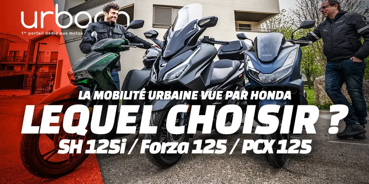 Honda Forza / PCX / SHi 125 : Lequel choisir ?