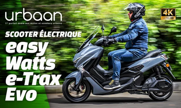 Essai scooter électrique easy-Watts e-trax evolution : toujours plus sexy et cohérent