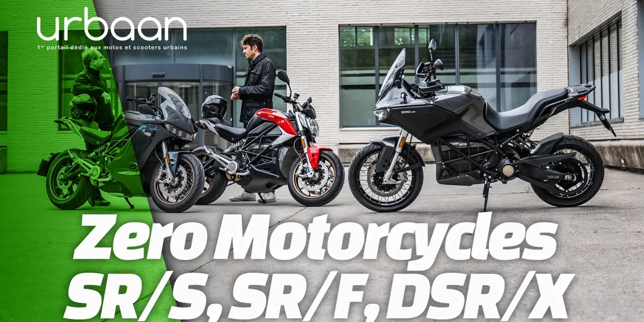 Panorama Zero Motorcycles : DSR/X, SR/F et SR/S 2024