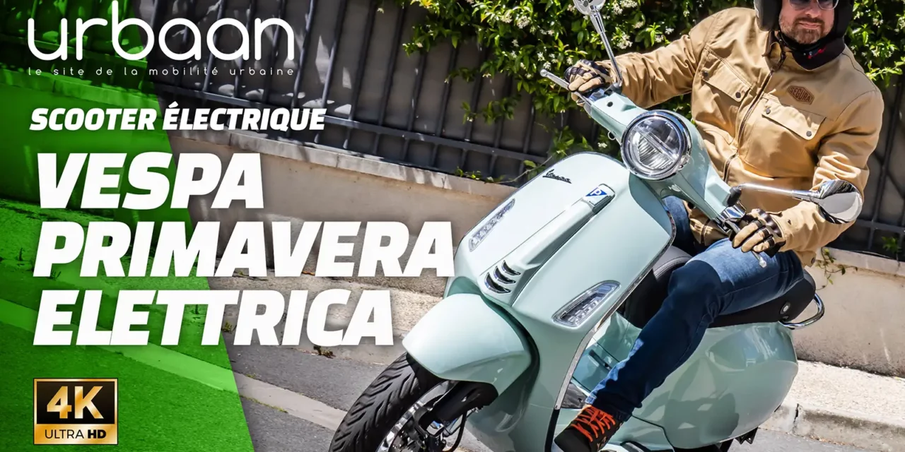 Essai scooter électrique Vespa Primavera Elettrica : le charme silencieux