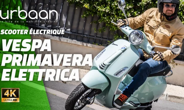 Essai scooter électrique Vespa Primavera Elettrica : le charme silencieux