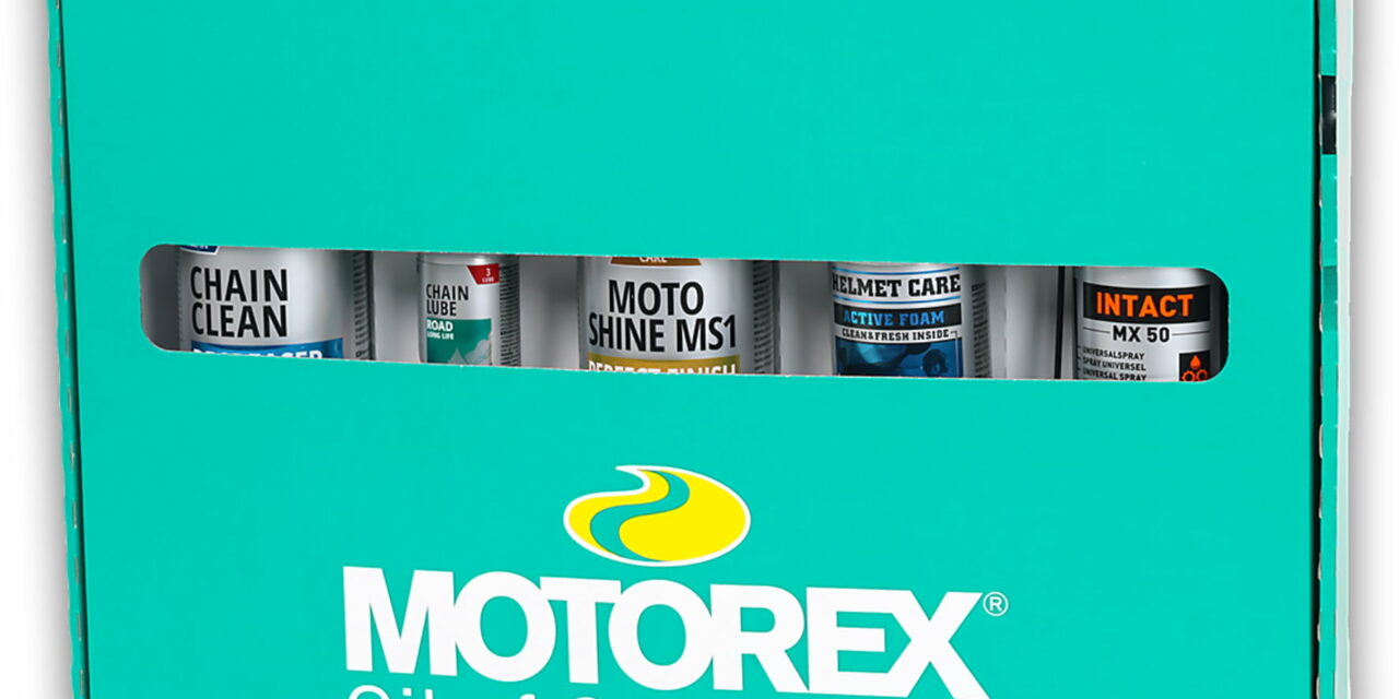 Box Motorex Ride n’Shine : Cinq sprays pour un entretien complet