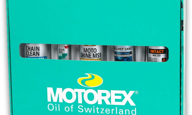 Box Motorex Ride n’Shine : Cinq sprays pour un entretien complet