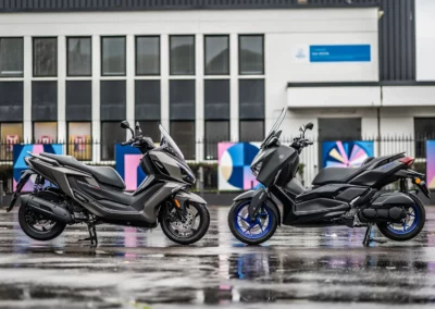 Le Kymco tutoie les standards japonais en termes de présentation globale.