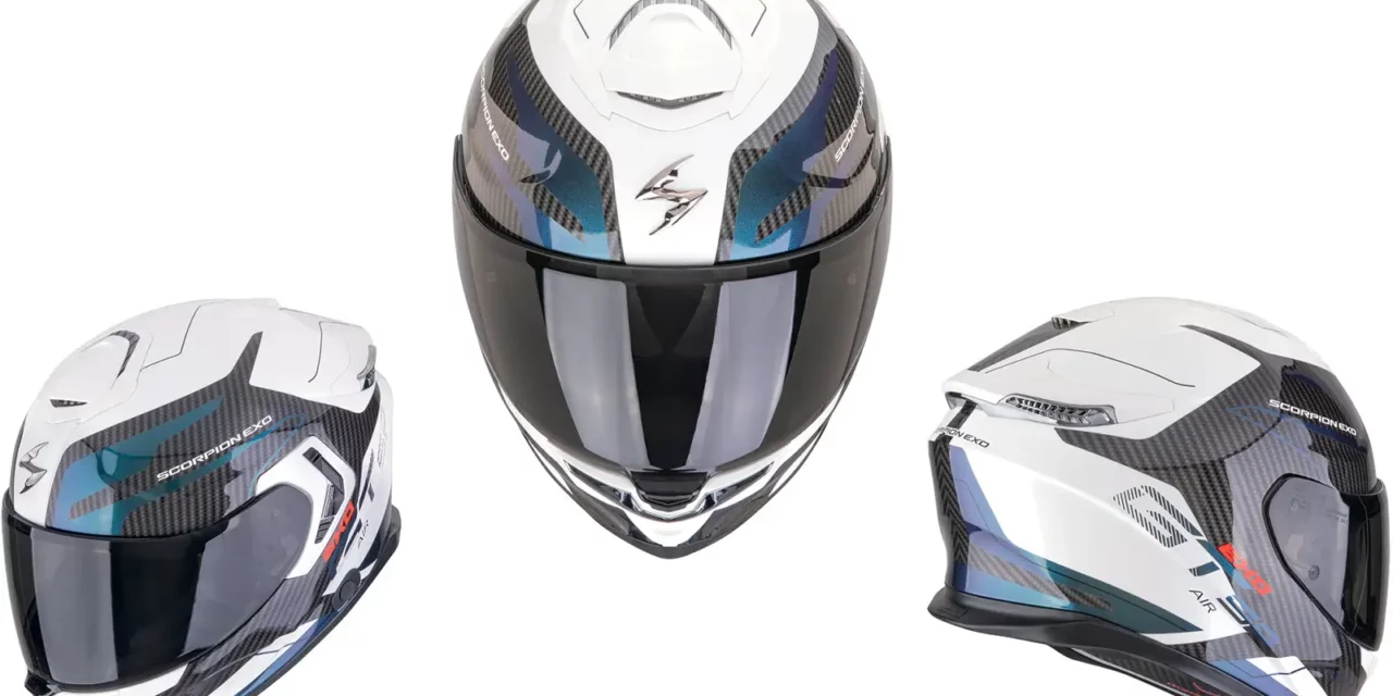 Casque Scorpion Exo-GT SP Air : L’intégral se la joue Tornado et Flex