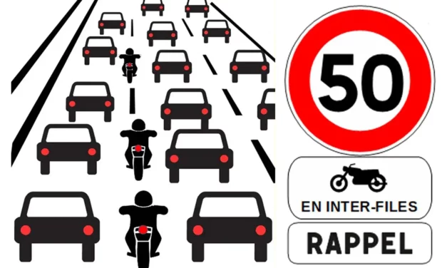 La circulation inter-files officiellement inscrite dans le Code de la route