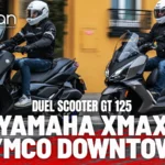 Yamaha XMax 125 contre Kymco Downtown 125 : deux styles et une même philosophie