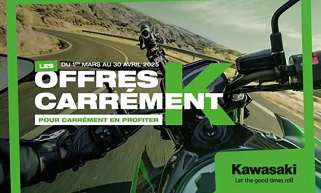 Des offres exceptionnelles Kawasaki jusqu’au 30 avril 2025 !